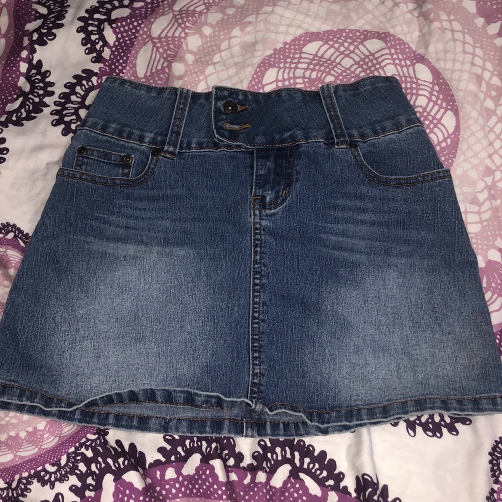 Blue jean skirt